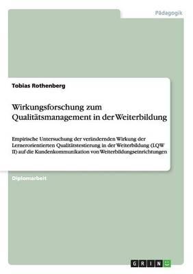 Wirkungsforschung Zum Qualitatsmanagement in Der Weiterbildung