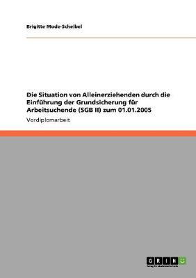 Die Situation von Alleinerziehenden durch die Einfuhrung der Grundsicherung fur Arbeitsuchende (SGB II) zum 01.01.2005