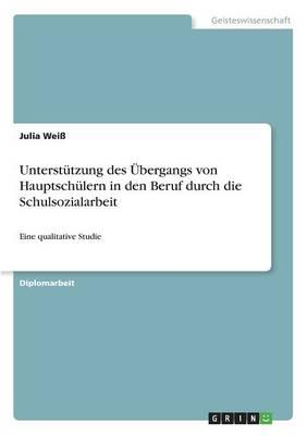 Unterstutzung Des Ubergangs Von Hauptschulern in Den Beruf Durch Die Schulsozialarbeit
