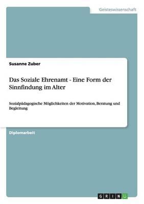 Das Soziale Ehrenamt - Eine Form der Sinnfindung im Alter: Sozialpadagogische Moeglichkeiten der Motivation, Beratung und Begleitung