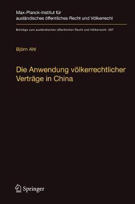Die Anwendung völkerrechtlicher Verträge in China