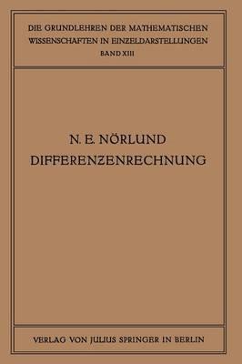 Vorlesungen über Differenzenrechnung