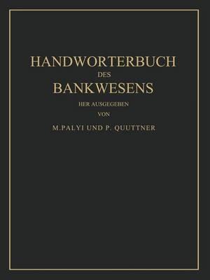 Handwörterbuch des Bankwesens