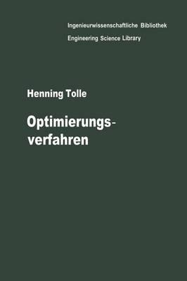 Optimierungsverfahren: Für Variationsaufgaben mit gewöhnlichen Differentialgleichungen als Nebenbedingungen