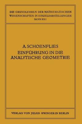 Einführung in die Analytische Geometrie der Ebene und des Raumes