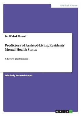 Predictors of Assisted-Living Residents' Mental Health Status