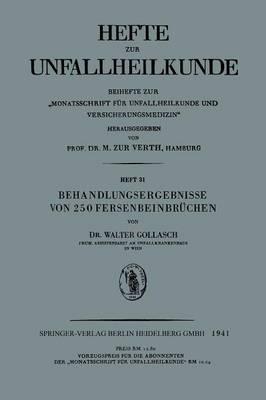 Behandlungsergebnisse von 250 Fersenbeinbrüchen