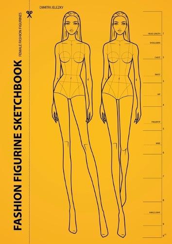 Fashion Figurine Sketchbook: Female Fashion Figurines