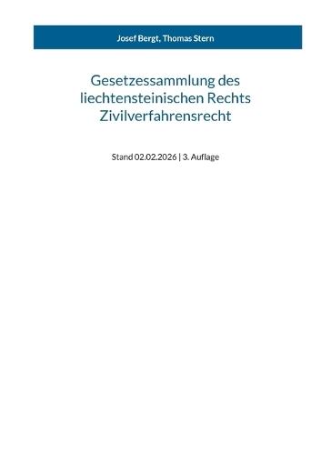 Gesetzessammlung des liechtensteinischen Rechts - Zivilverfahrensrecht