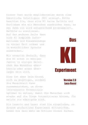 Das KI Experiment