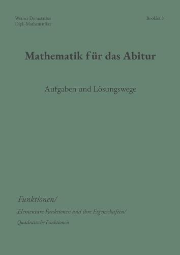 Mathematik für das Abitur: Booklet 3