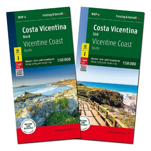 Costa Vicentina Hiking, Cycling and Leisure Map: 2 Map set (North and South)