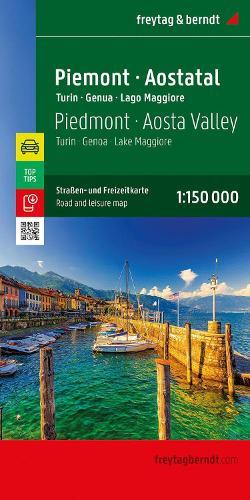 Piedmont - Aosta Valley Road and Leisure Map