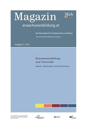 Erwachsenenbildung und Universitat. Impulse, Spannungen und Kooperationen