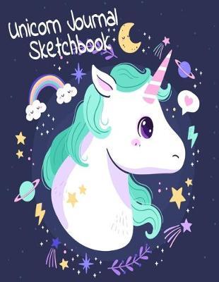 Unicorn Journal Sketchbook: Composition Notebook for Girls To Write In & Draw - Size 8.5x11 With Lined & Blank Pages, Perfect for Journaling, Doodling, Drawing, Sketching and Notes