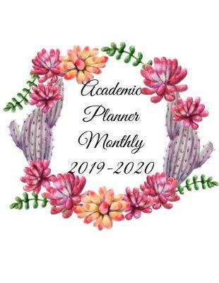 Academic Planner Monthly 2019-2020: Pretty Daisy Record, Tracker & Log Journal Book for Monthly Organizing & Planning - Monthly, Weekly, Daily School Day Organizer & Notebook - Decorative Calendar With Flower Cover - June to July