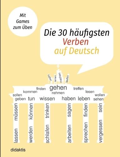 Die 30 häufigsten Verben auf Deutsch