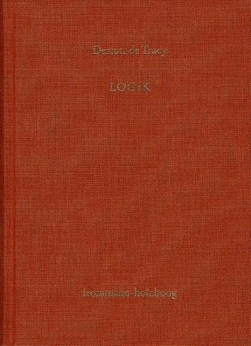 Antoine Louis Claude Destutt de Tracy, Logik