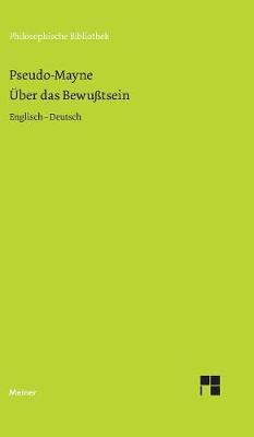 Über das Bewußtsein (1728): Englisch-Deutsch