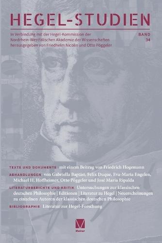 Hegel-Studien 34