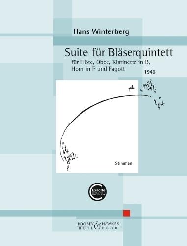Winterberg: Suite for Blaserquintett for Flute, Oboe, Clarinet, Horn in F, Bassoon Set of Parts