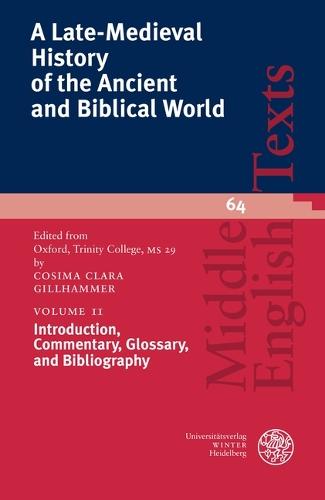 Late Medieval History of the Ancient and Biblical World