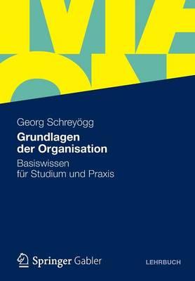 Grundlagen Der Organisation: Basiswissen Fur Studium Und Praxis