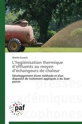 L Hygienisation Thermique D Effluents Au Moyen D Echangeurs de Chaleur