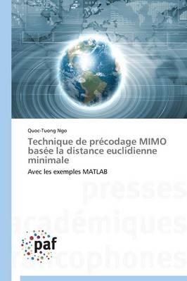 Technique de précodage mimo basée la distance euclidienne minimale