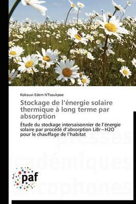 Stockage de l énergie solaire thermique à long terme par absorption