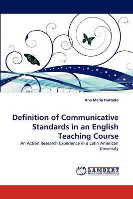 Definition of Communicative Standards in an English Teaching Course