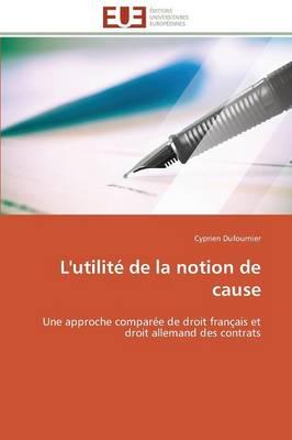 L'Utilité de la Notion de Cause