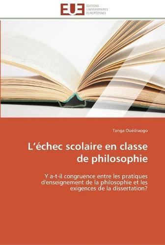 L echec scolaire en classe de philosophie