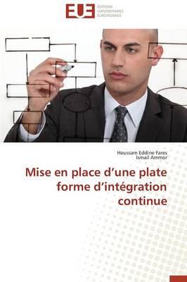 Mise En Place D Une Plate Forme D Intégration Continue