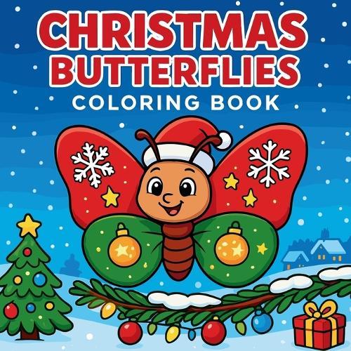 Christmas Butterflies - Coloring Book