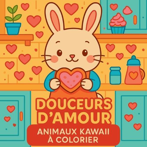 Douceurs d'amour - Animaux kawaii à colorier