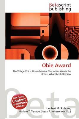 Obie Award