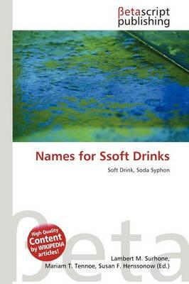Names for Ssoft Drinks