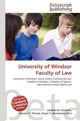 University of Windsor Faculty of Law