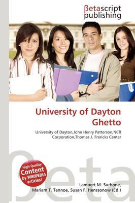 University of Dayton Ghetto