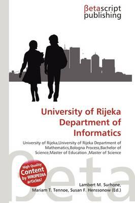 University of Rijeka Department of Informatics