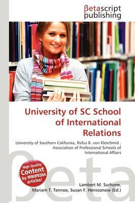 University of SC School of International Relations