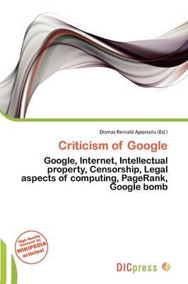 Criticism of Google