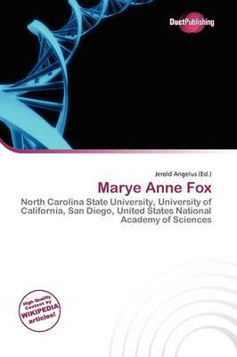 Marye Anne Fox