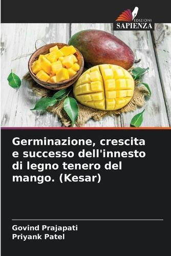 Germinazione, crescita e successo dell'innesto di legno tenero del mango. (Kesar)