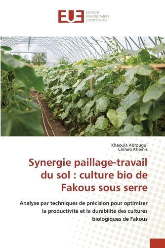 Synergie paillage-travail du sol: culture bio de Fakous sous serre