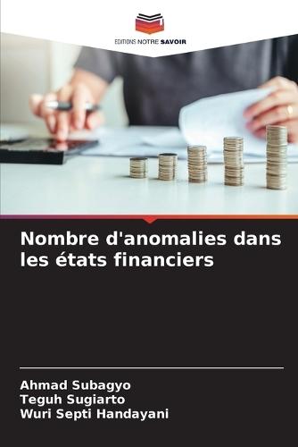 Nombre d'anomalies dans les états financiers