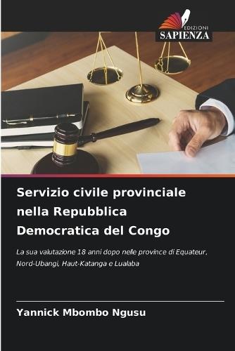 Servizio civile provinciale nella Repubblica Democratica del Congo