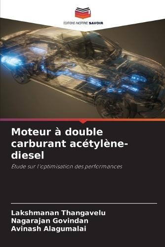 Moteur à double carburant acétylène-diesel