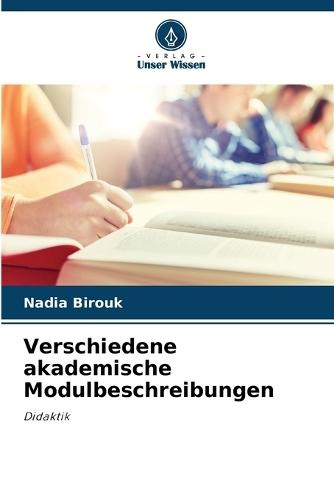 Verschiedene akademische Modulbeschreibungen